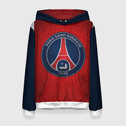 Толстовка-худи женская Paris Saint-Germain, цвет: 3D-белый