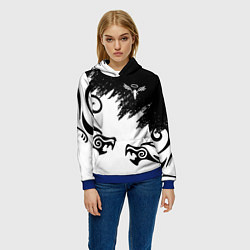 Толстовка-худи женская ТОКИЙСКИЕ МСТИТЕЛИ ВАЛЬГАЛЛА, цвет: 3D-синий — фото 2