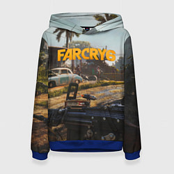 Толстовка-худи женская Far Cry 6 game art, цвет: 3D-синий