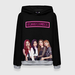 Толстовка-худи женская BLACKPINK NEON, цвет: 3D-меланж