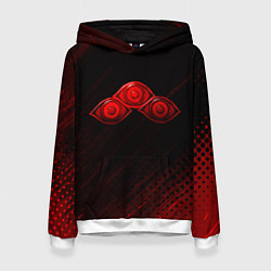 Толстовка-худи женская Символ Захарда, цвет: 3D-белый