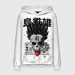 Толстовка-худи женская Акира Akira, цвет: 3D-белый