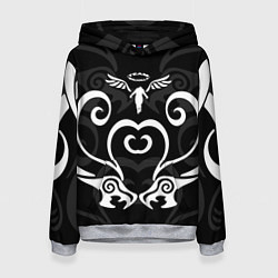 Толстовка-худи женская TEAM WALHALLA DRAKEN TATTOO TOKYO REVENGERS, цвет: 3D-меланж
