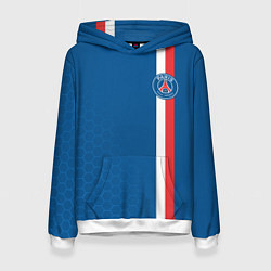 Толстовка-худи женская PSG SPORT STRIPES UNIFORM, цвет: 3D-белый