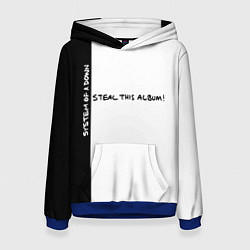 Толстовка-худи женская System of a Down - Steal This Album!, цвет: 3D-синий