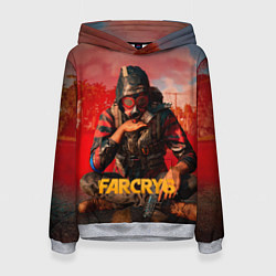 Толстовка-худи женская Far Cry 6 - Повстанец, цвет: 3D-меланж