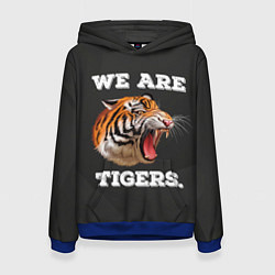 Толстовка-худи женская Тигр We are tigers, цвет: 3D-синий