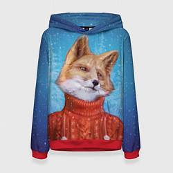 Женская толстовка НОВОГОДНИЙ ЛИС CHRISTMAS FOX