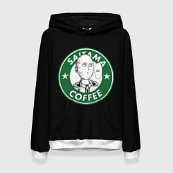 Толстовка-худи женская ONE-PUNCH MAN OK COFFEE, цвет: 3D-белый