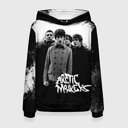 Толстовка-худи женская Группа Arctic monkeys, цвет: 3D-черный