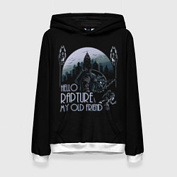 Толстовка-худи женская Добро пожаловать в Рапчер, цвет: 3D-белый