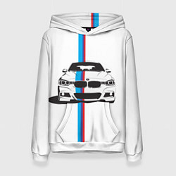 Толстовка-худи женская BMW WILD BEAST, цвет: 3D-белый