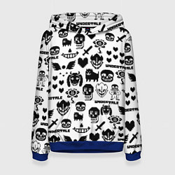 Женская толстовка UNDERTALE WHITE PATTERN