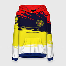 Толстовка-худи женская Кобра кай Cobra Kai спина, цвет: 3D-синий