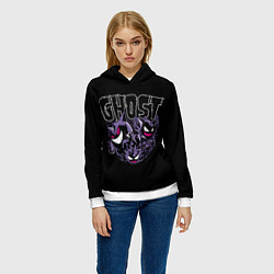 Толстовка-худи женская Призрачные покемоны, цвет: 3D-белый — фото 2