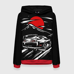 Женская толстовка TOYOTA SUPRA Под Луной
