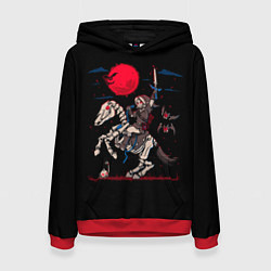 Толстовка-худи женская Адский Линк, цвет: 3D-красный