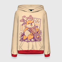 Толстовка-худи женская Стиба Ину Линк, цвет: 3D-красный