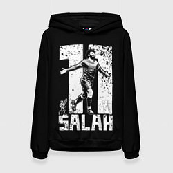 Толстовка-худи женская Мохамед Салах Mohamed Salah, цвет: 3D-черный