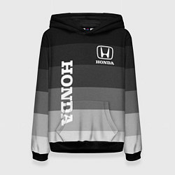 Толстовка-худи женская Honda Хонда, цвет: 3D-черный
