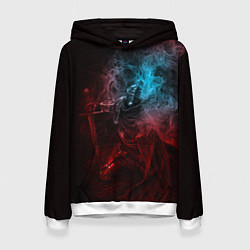 Толстовка-худи женская Погасший рыцарь Elden Ring, цвет: 3D-белый