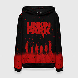 Толстовка-худи женская Linkin Park Линкин Парк, цвет: 3D-черный