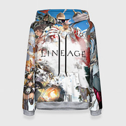 Толстовка-худи женская Hero of Lineage, цвет: 3D-меланж