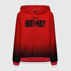 Толстовка-худи женская Red Logo The Batman, цвет: 3D-красный