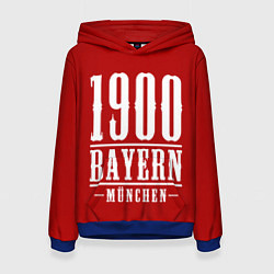 Толстовка-худи женская Бавария Bayern Munchen, цвет: 3D-синий