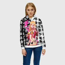 Толстовка-худи женская Эта фарфоровая кукла влюбилась Китагава Марин My D, цвет: 3D-белый — фото 2