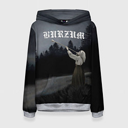 Толстовка-худи женская Burzum - Filosofem, цвет: 3D-меланж