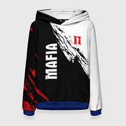 Толстовка-худи женская MAFIA II мафия 2, цвет: 3D-синий