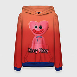 Толстовка-худи женская КИССИ МИССИ KISSY MISSY, цвет: 3D-синий