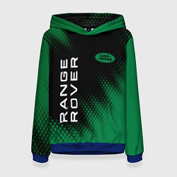 Толстовка-худи женская РЭНДЖ РОВЕР Абстракция, цвет: 3D-синий