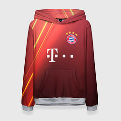 Толстовка-худи женская Bayern munchen T, цвет: 3D-меланж