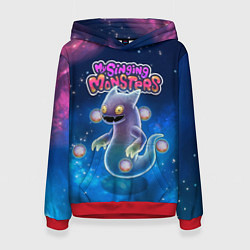 Толстовка-худи женская My Singings monsters ВУЖАС GHAZT, цвет: 3D-красный