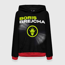 Толстовка-худи женская Boris Brejcha, цвет: 3D-красный