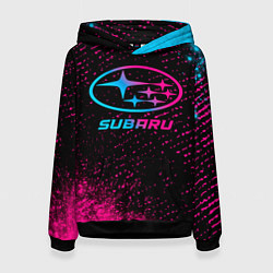 Женская толстовка Subaru Neon Gradient FS