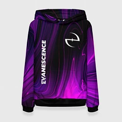 Женская толстовка Evanescence violet plasma