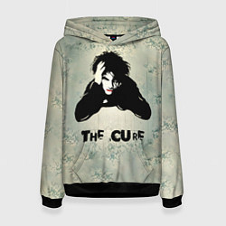 Толстовка-худи женская Роберт Смит - The Cure, цвет: 3D-черный