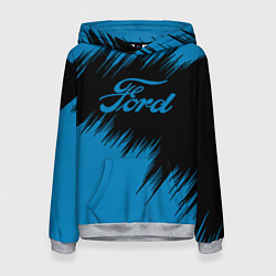 Толстовка-худи женская Ford focus, цвет: 3D-меланж