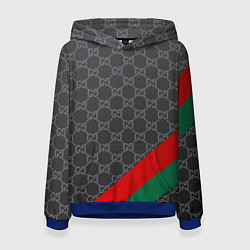Толстовка-худи женская В стиле gucci, цвет: 3D-синий