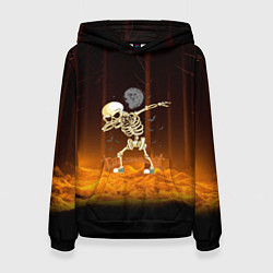 Толстовка-худи женская Skeletons dab - dark forest, цвет: 3D-черный