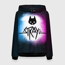 Женская толстовка Stray black