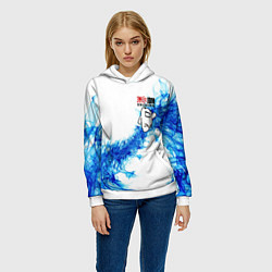 Толстовка-худи женская Jdm style - Japan, цвет: 3D-белый — фото 2