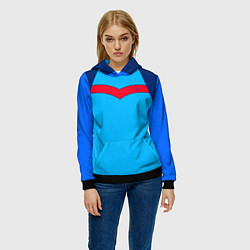 Толстовка-худи женская Спортик из 90х FIRM, цвет: 3D-черный — фото 2