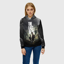 Толстовка-худи женская TV series The last of us, цвет: 3D-черный — фото 2