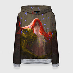 Толстовка-худи женская Маления из Elden Ring, цвет: 3D-меланж