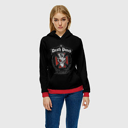 Толстовка-худи женская Five Finger Death Punch legionary, цвет: 3D-красный — фото 2
