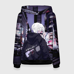 Толстовка-худи женская Kaneki Ken, цвет: 3D-черный
